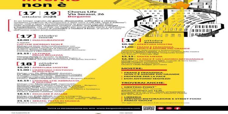 Bergamo Incontra 2025 | Al via la 18ª edizione del Festival dal 17 al 19 ottobre a ChorusLife