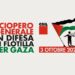 Domani sciopero generale Cgil in difesa di Flotilla, dei valori costituzionali e per Gaza