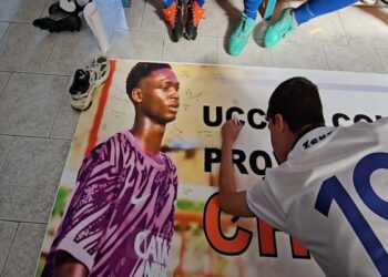 UCCISO CON L’INGANNO DI UN PROVINO, I RAGAZZI DEL “FORIO UNITED” RICORDANO IL GIOVANE CHEIKH TOURÉ
