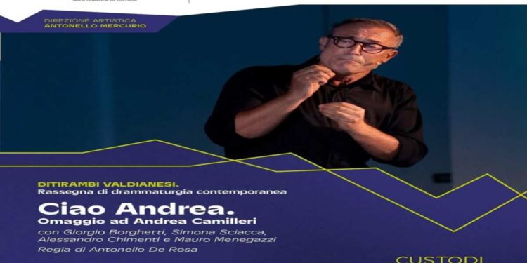 “Ciao Andrea. Omaggio ad Andrea Camilleri”  con Giorgio Borghetti