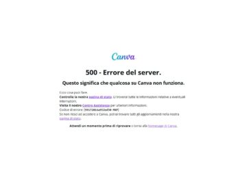 Canva in difficoltà: segnalazioni di malfunzionamenti e accessi rallentati