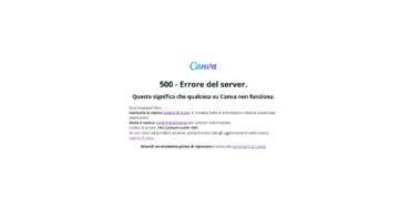 Canva in difficoltà: segnalazioni di malfunzionamenti e accessi rallentati