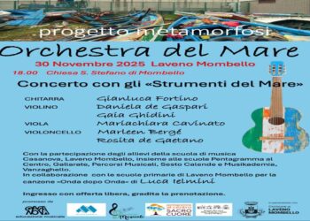 L’Orchestra del Mare a Laveno Mombello il prossimo 30 Novembre