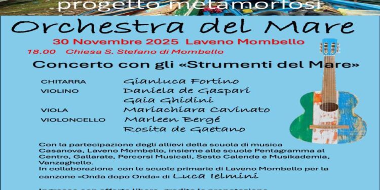 L’Orchestra del Mare a Laveno Mombello il prossimo 30 Novembre