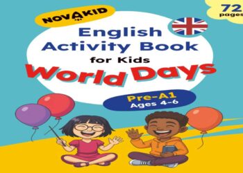 Idee sotto l’albero per i bambini in età prescolare: i due libri Novakid da colorare e ritagliare per un primo approccio con l’inglese