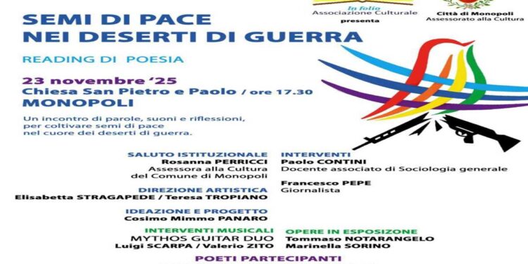 SEMI DI PACE NEI DESERTI DI GUERRA