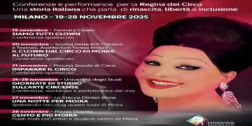 Il 20 novembre a Milano ripartono gli appuntamenti dell’ACCADEMIA DEL PICCOLO GRANDE CLOWN: “MOIRA PER SEMPRE”