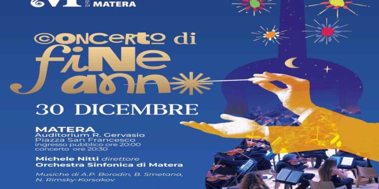 GRANDI PAGINE DEL SINFONISMO EUROPEO PER IL CONCERTO DI FINE ANNO DELL’ORCHESTRA SINFONICA DI MATERA