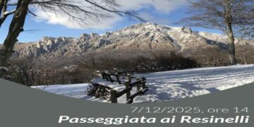 Passeggiata guidata ai Resinelli ai piedi della Grigna a sbalzo sul lago domenica 7 dicembre