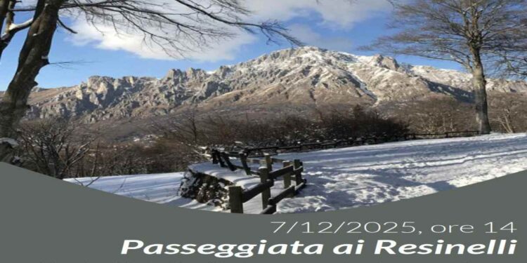 Passeggiata guidata ai Resinelli ai piedi della Grigna a sbalzo sul lago domenica 7 dicembre