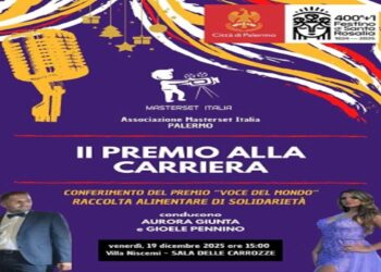 Masterset Italia presenta la seconda edizione del Premio alla Carriera   conferimento del premio “Voce del Mondo”