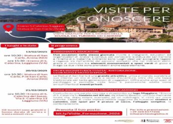 Lago Maggiore: San Carlone ed Eremo di Santa Caterina aprono per delle visite gratuite per il mondo della scuola, del turismo e dei cammini