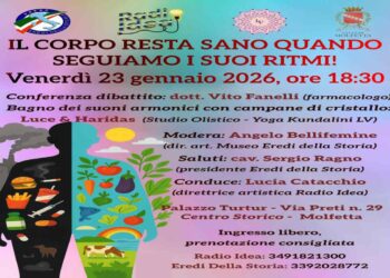 Il corpo resta sano quando seguiamo i suoi ritmi | Conferenza a Molfetta con il dr. Vito Fanelli