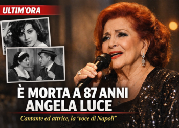 Addio ad Angela Luce, la “voce di Napoli”: morta a 87 anni