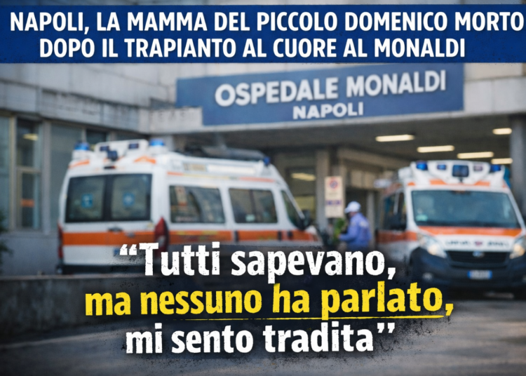 Napoli, muore dopo il trapianto di cuore al Monaldi: la denuncia della madre del piccolo Domenico