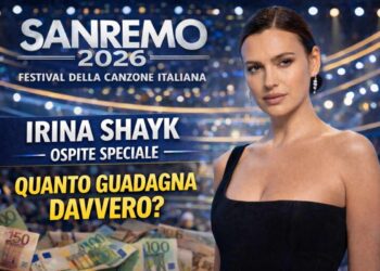 Quanto guadagna Irina Shayk come ospite a Sanremo 2026: tutto sul cachet stimato