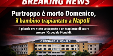 Napoli in lutto: morto Domenico, il bambino trapiantato di cuore due mesi fa