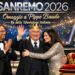 Sanremo 2026, omaggio al “Re della televisione”: Carlo Conti e Laura Pausini celebrano Pippo Baudo