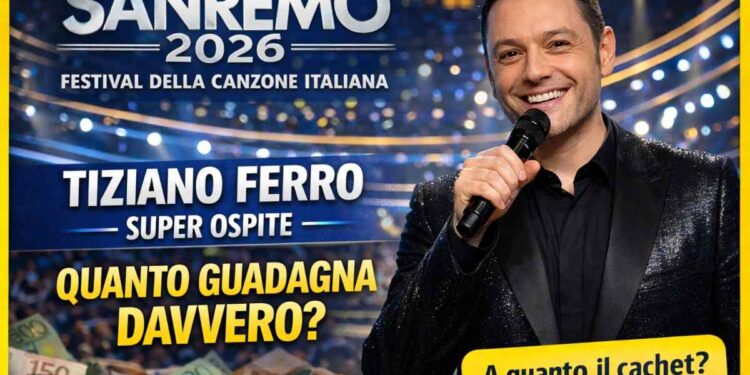 Quanto Guadagna Tiziano Ferro Come Ospite a Sanremo 2026?