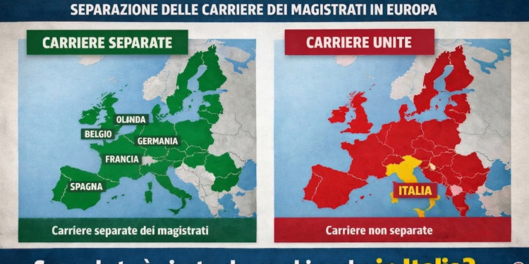 Referendum Giustizia: separazione delle carriere dei magistrati, il confronto europeo e il dibattito in Italia