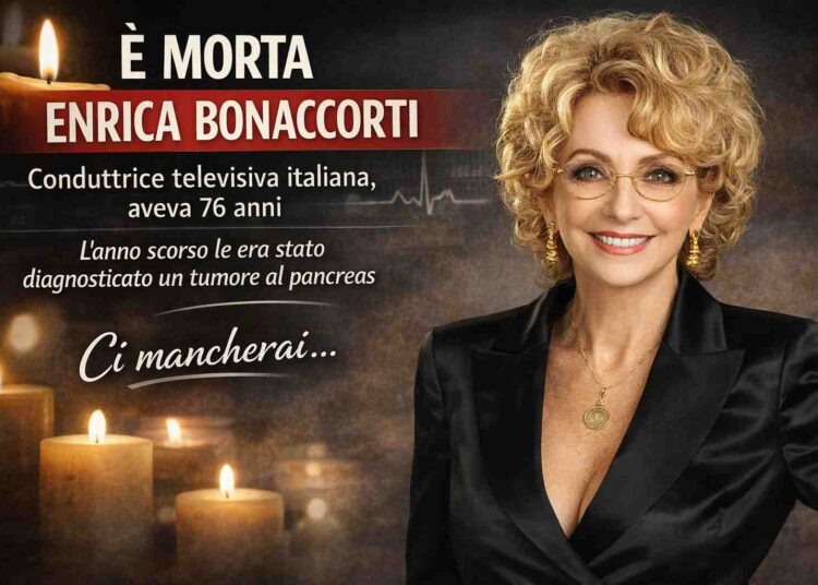 Addio a Enrica Bonaccorti: la storica conduttrice televisiva è morta a 76 anni
