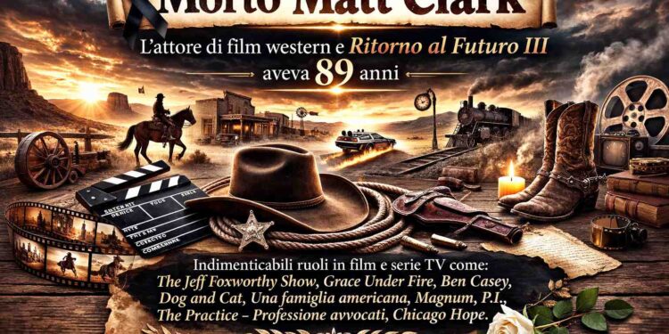 Addio a Matt Clark, volto dei western e di Ritorno al Futuro 3: aveva 89 anni