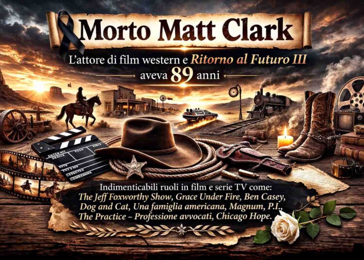 Addio a Matt Clark, volto dei western e di Ritorno al Futuro 3: aveva 89 anni