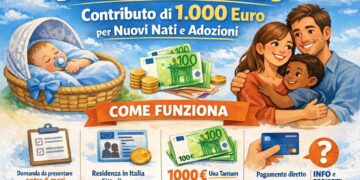 Bonus Figlio 2026: contributo di 1.000 euro per nuovi nati e adozioni, come funziona e chi può richiederlo