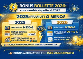 Bonus bollette 2026: cosa cambia rispetto al 2025 e chi può riceverlo