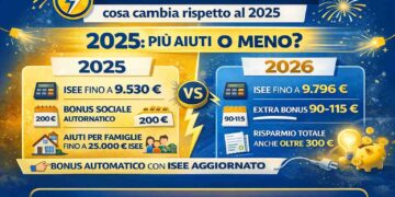 Bonus bollette 2026: cosa cambia rispetto al 2025 e chi può riceverlo