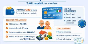 Carta Acquisti 2026: tutti i requisiti per accedere e come funziona