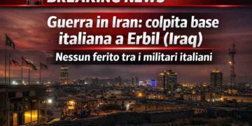 Guerra in Iran: Base italiana colpita a Erbil: nessun ferito tra i militari italiani