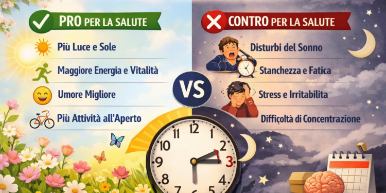 Primavera e cambio d’ora: benefici e effetti sulla salute da conoscere