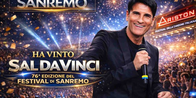 Sal Da Vinci trionfa a Sanremo 2026: sua la 76ª edizione del Festival
