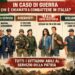 In caso di guerra, chi è chiamato a combattere in Italia? Cosa prevede davvero la legge