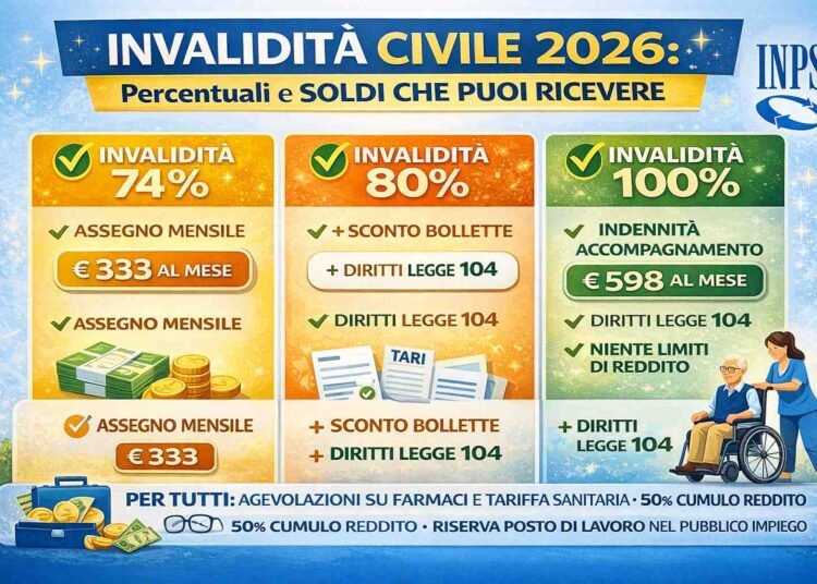 Invalidità Civile 2026: come funziona la visita INPS e quali benefici puoi ricevere