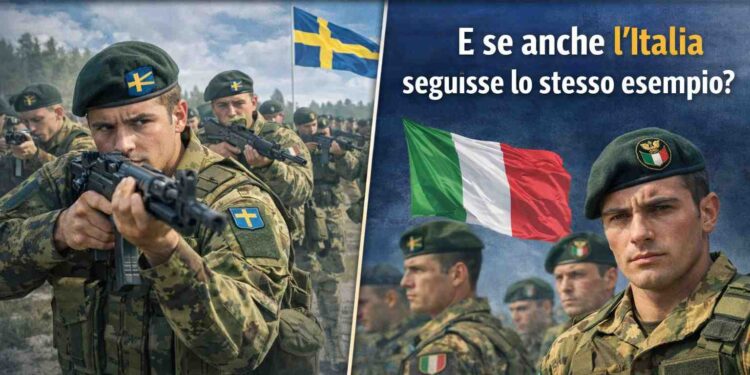 La Svezia ha reintrodotto la leva obbligatoria: cosa accadrebbe se anche l’Italia seguisse lo stesso esempio?