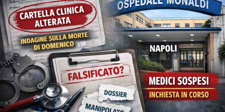 Morte Domenico, indagine a Napoli: sospette modifiche alla cartella clinica