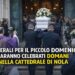 Nola si prepara all’ultimo saluto: domani i funerali del piccolo Domenico in Cattedrale