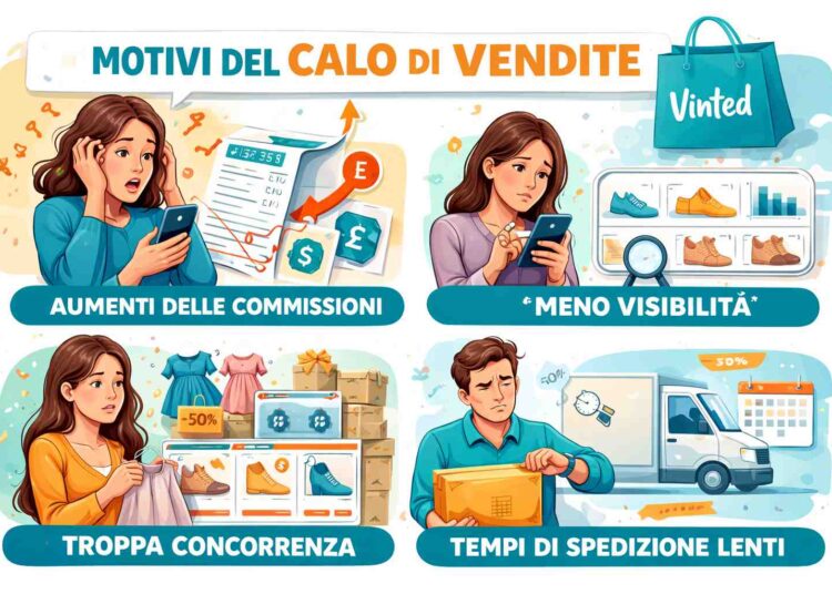 Perché ultimamente si vende meno su Vinted: analisi delle cause e consigli per aumentare le vendite