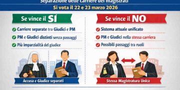 Referendum Giustizia 2026: cosa cambia con il SÌ o con il NO sulla separazione delle carriere
