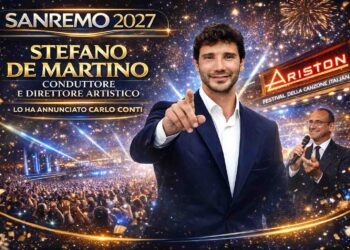 Sanremo 2027, svolta al vertice: Stefano De Martino sarà conduttore e direttore artistico