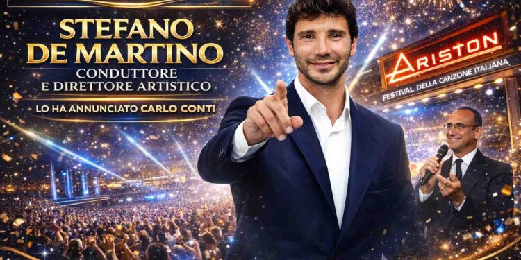 Sanremo 2027, svolta al vertice: Stefano De Martino sarà conduttore e direttore artistico