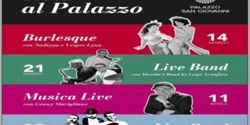 EVENTI AL PALAZZO S. GIOVANNI :Il 21 Marzo Live Band con” Morida’s Band by Luigi Acanfora “