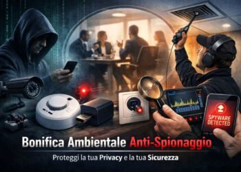 Spionaggio aziendale e privato: perché la bonifica ambientale è l’unico scudo Efficace