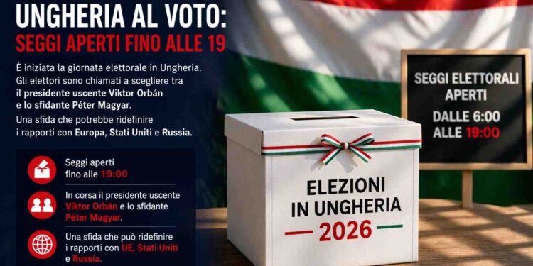 Ungheria al voto: seggi aperti fino alle 19, sfida decisiva tra Orbán e Magyar