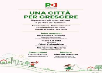 “Una città per crescere”: Sabato 18 a Castellammare l’evento per ripensare gli spazi urbani