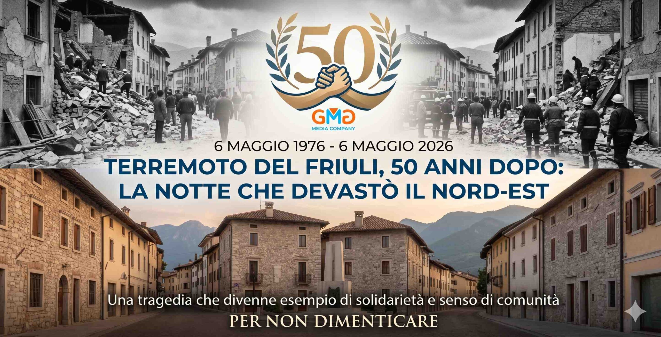 6 Maggio 1976 – 6 Maggio 2026: Il Friuli, cinquant’anni dopo la notte che cambiò la storia
