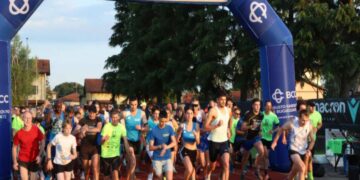 Giro di pista d’onore per i portatori di handicap alla Busto di sera l’8 Maggio