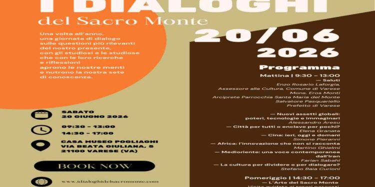 I Dialoghi del Sacro Monte portano a Varese i grandi studiosi del mondo moderno